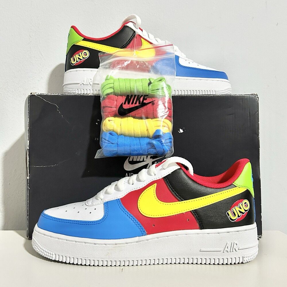 Nike x UNO Air Force 1 Low “50th Anniversary” Men’s Size 7 Lifestyle Sneakers